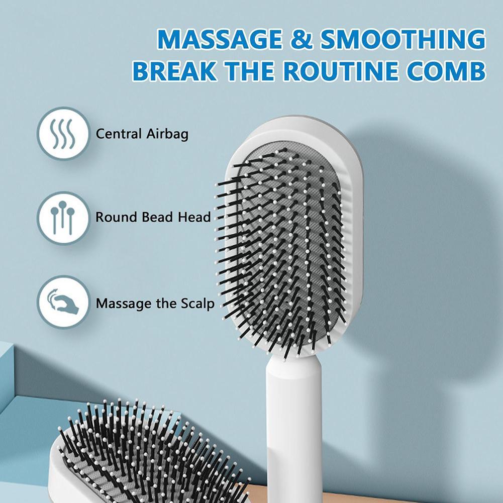 Self-Cleaning Hair Brush Hair Growth Comb - Hairland